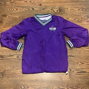 Cheersport National Champions Vintage Purple Pullover Windbreaker, Womens Small